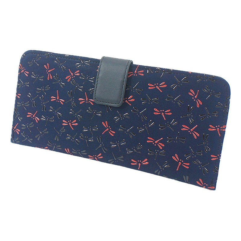 Indenya 7512 Long Wallet, Thin Coin Purse Included, Deer Leather,