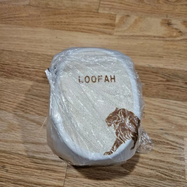 MGM GRAND Loofah Pads Body Scrubber Exfoliating Spa Natural Luffa