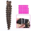Curly Clip in Hair Extensions Real Human Hair 18inch 120g