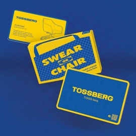 Swear or Chair – Hilarious Adult Party Game of Scandinavian Swear Words vs Furniture Names – 56 Cards – Fun Group Word Game for Adults – Quick, Easy, and Outrageously Entertaining – Ages 18+