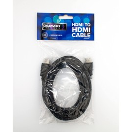 Daewoo AVS1058 HDMI to Cable Lead, Black, 4 m