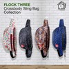 FLOCK THREE - Bolso bandolera, Gato negro, Pequeño, Mochila, casual,