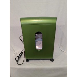 Embassy paper shredder 12-sheet microcut Green Free Lube Sheets Included