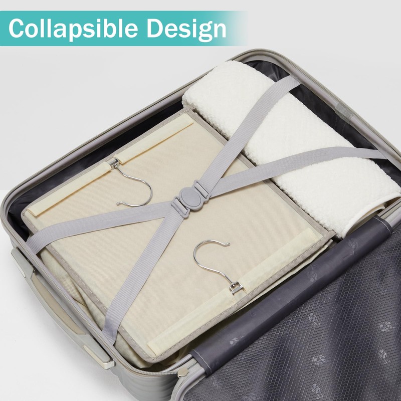 YOUDENOVA Hanging Closet Organizer, 6-Shelf Closet Hanging Storage with Side