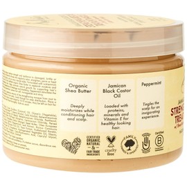Shea Moisture amaican Black Castor Oil Strengthen Grow and Restore Treatment Masque, 12oz