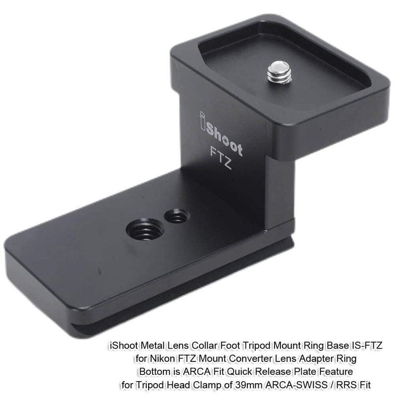 iShoot Metal Lens Collar Stand Tripod Mount Ring Base Replacement