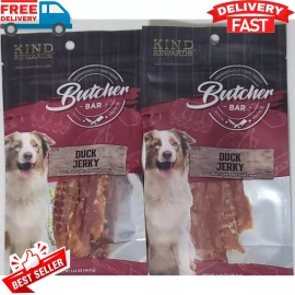 Kind Rewards Pack OF 2  Kind Rewards Duck Jerky Butcher Bar Dog and Puppy Treats, 1.42-oz.
