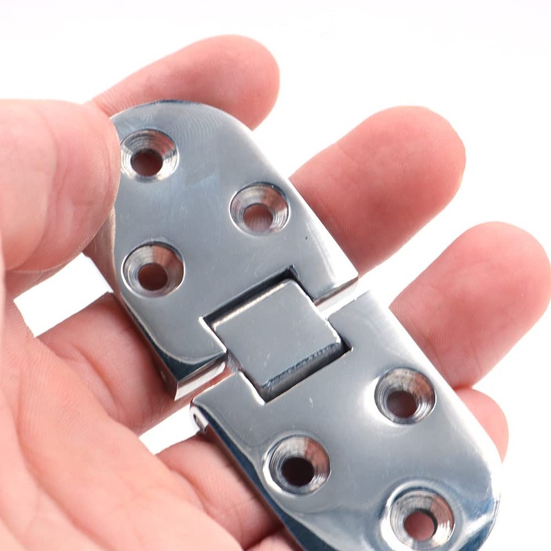 2X ZONADAH 316 Marine Stainless Steel Casting Hinges,80mmX30mm, Door Hinges