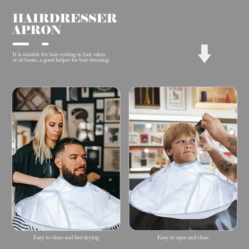 Zerodeko Childrens Apron 2pcs Barber Cape Cloth Beard Shaving Shave