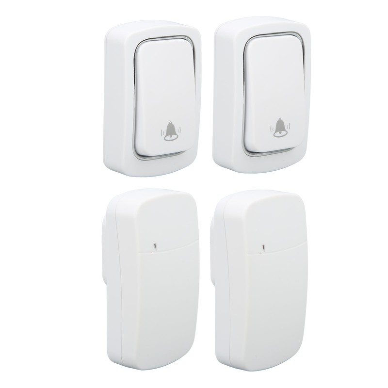 Wireless Doorbell Set Self Powered IP68 Waterproof Long Range Caregiver