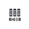 Ahijklmn Plastic Side Release Buckle Clips 20mm Heavy Duty Plastic