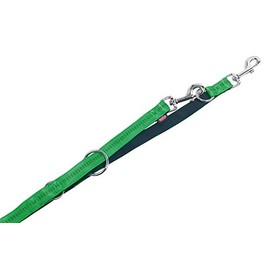 Nobby Soft Grip Dog Leash, 200 cm/20 mm, Light Green/Brown