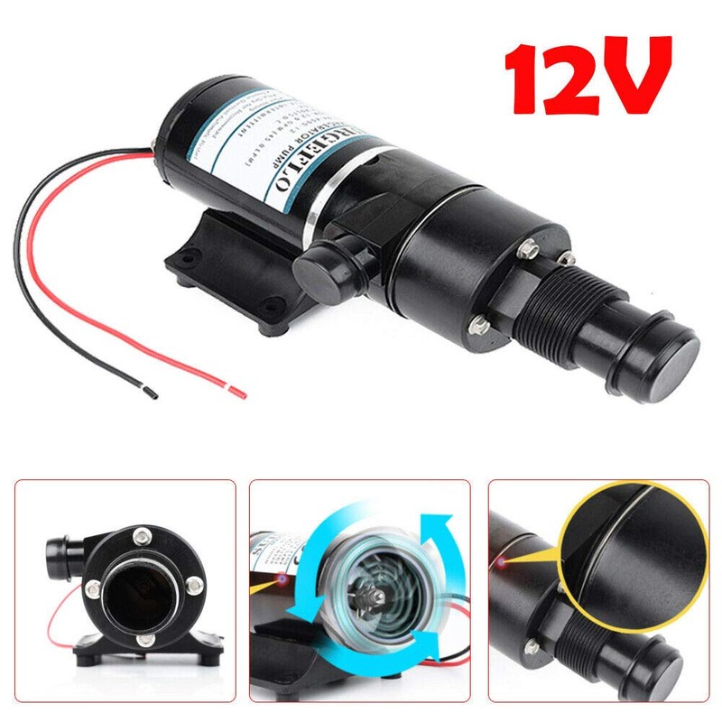 RV Waste Pump Mount Macerator Water Pump 12V Sewerage Pump