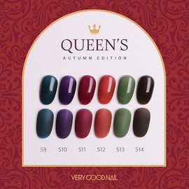 Very Good Nail Berry Good Nail Queens 6 types of individual items 3+1 fall syrup gel / 베리굿네일 퀸즈 6종 단품 3+1 가을시럽젤