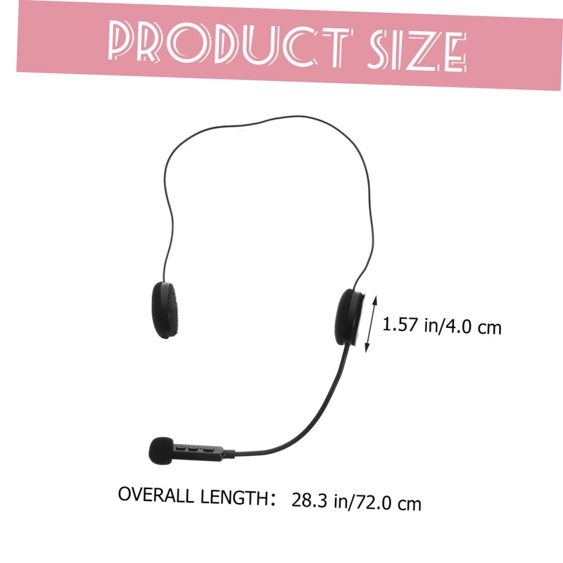 Operitacx Motorcycle Headset Wireless Audio System for Helmet Communication Classic