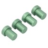 4Pcs 20mm Woodworking Bench Dogs Aluminum Alloy 2 Flat Sides