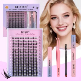 140pzs Kit De Extensiones Pestañas Raíces Curvaturad 8-18mm