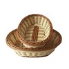 Interior oval natural rattan basket Choose 1 unit