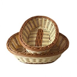 Interior oval natural rattan basket Choose 1 unit