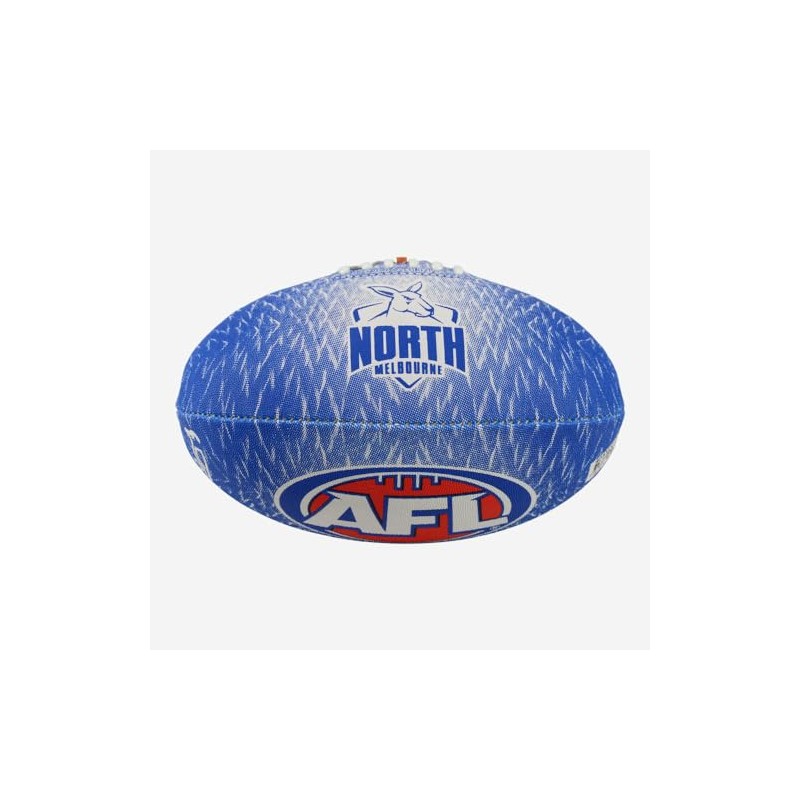 North Melbourne Kangaroos AFL Footy Aura Synthetic Football Size 3