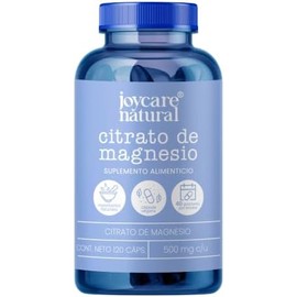 JOYCARE NATURAL Citrato de Magnesio en Cápsulas Relajación y el Bienestar (120 cápsulas)