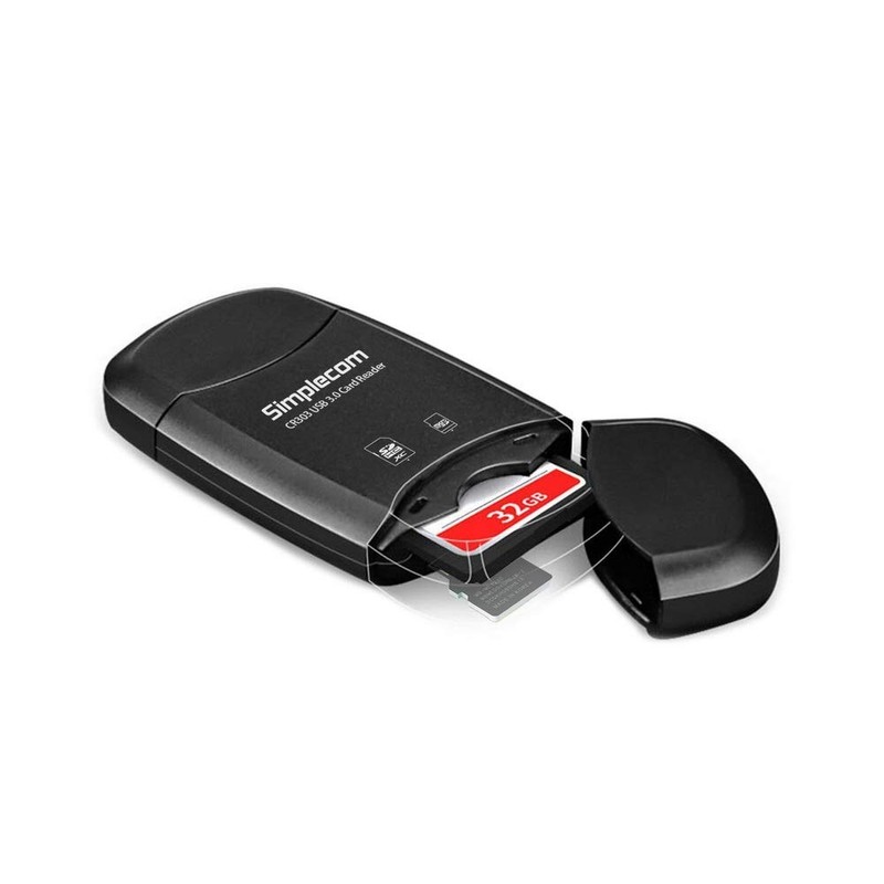 Simplecom CR303 2 Slot SuperSpeed USB 3.0 Card Reader with