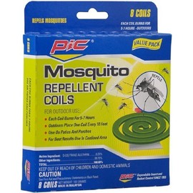 PIC Mosquito Repelling Coils, 4 Count Box - Mosquito Repellent for Outdoor Spaces (16 Count)