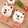 Fellibay Sushi Making Kit Rice Ball Molds Bento Accessories Sandwich