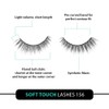 Ardell Adele - False eyelashes Soft Touch 156 Black (4