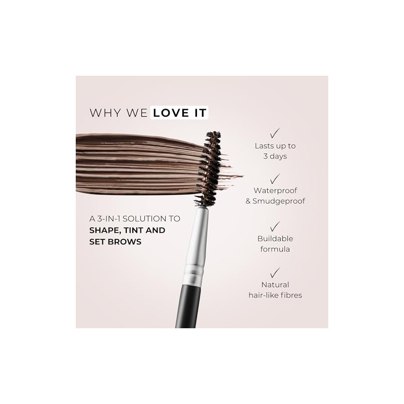 WUNDER2 WUNDERBROW Long Lasting Eyebrow Gel for Waterproof Eyebrow Makeup,