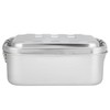 Single Layer Lunch Box Food Bento Container Stainless Steel 304