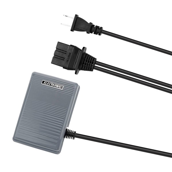 PGENDAR Sewing Machine Foot Pedal Power Adapter Cord for jx2517