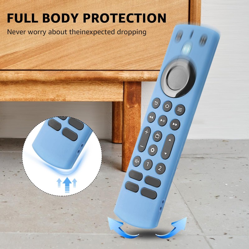 [3 Pack] Climberer Fire TV Pro Voice Remote Pro Cover