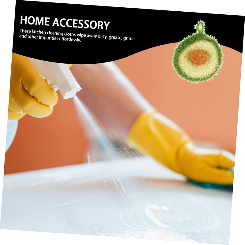 LIFKOME 5-Pack Dishwashing Scourers Dishwasher Dishwashing Pads Household Dish Sponges