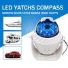 Baceyong Sea Marine Car Navigation Compass Ball Swivel Compass with
