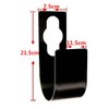HONGCI Black Durable Metal Spigot Hook Hose Holder Garden Hose