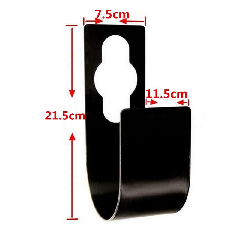 HONGCI Black Durable Metal Spigot Hook Hose Holder Garden Hose