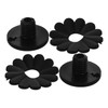 OATIPHO 2 Sets Pole Umbrella Tip Convenient 0.3 inch (8 mm) Umbrella Plastic Tip Replacement Cover, black