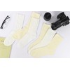 BomKinta Calf Socks for Women Thin Solid Cotton Crew Socks