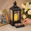 Memorial Lantern with Keepsake Drawer, Sympathy Gift for Loss of