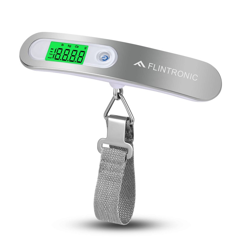 Flintronic Digital Luggage Scale, Portable Hanging Scale, LCD Display with