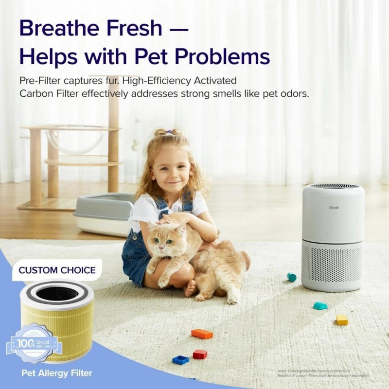 LEVOIT Air Purifier for Home Allergies Pets Hair in Bedroom
