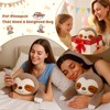 SQEQE Weighted Sloth Plush, Soft Weighted Stuffed Animals Pillow, Cute