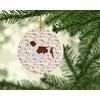 Caroline's Treasures WDK1847CO1 Welsh Springer Spaniel Merry Christmas Ceramic Ornament,
