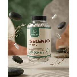 Selenio Zinc 120 Caps Raíces Zen Antioxidante Defensas Sabor
