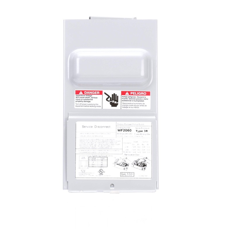 Siemens WF2060 60-Amp Fusible AC Disconnect