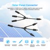 Y Branch Solar Connectors Parallel Cable Adapter 3-Way Solar Cable