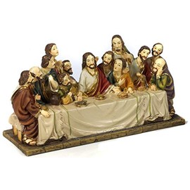 Paben Religious Items Easter Nativity Scene PP1 Jesus Last Supper Resin