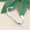 JoycuFF Funny Gift for Friend Encouragement Jewelry Mantra Cuff Bangle