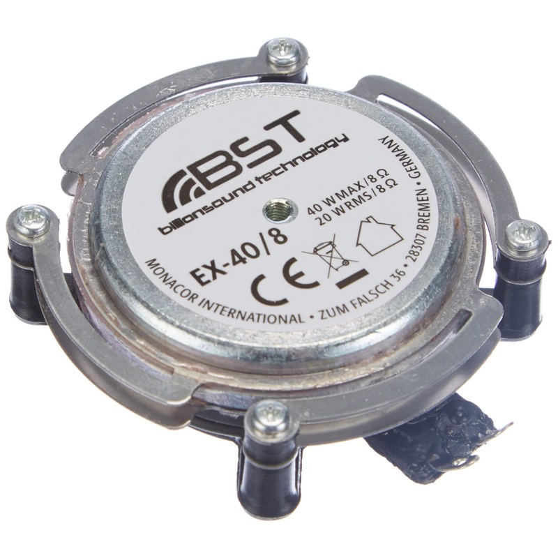 MONACOR EX-40/8 Audio Exciter/Resonators, 20 W, 8 ohm